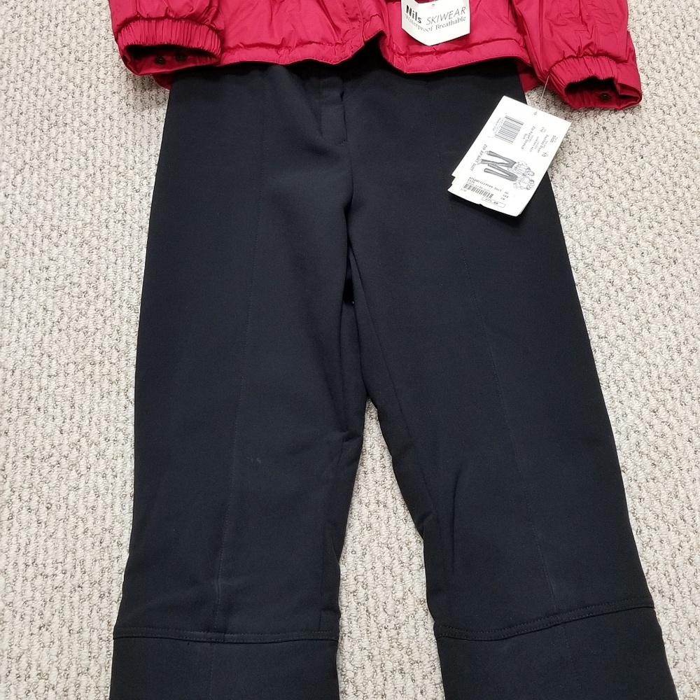 Ski pants with ski jacket